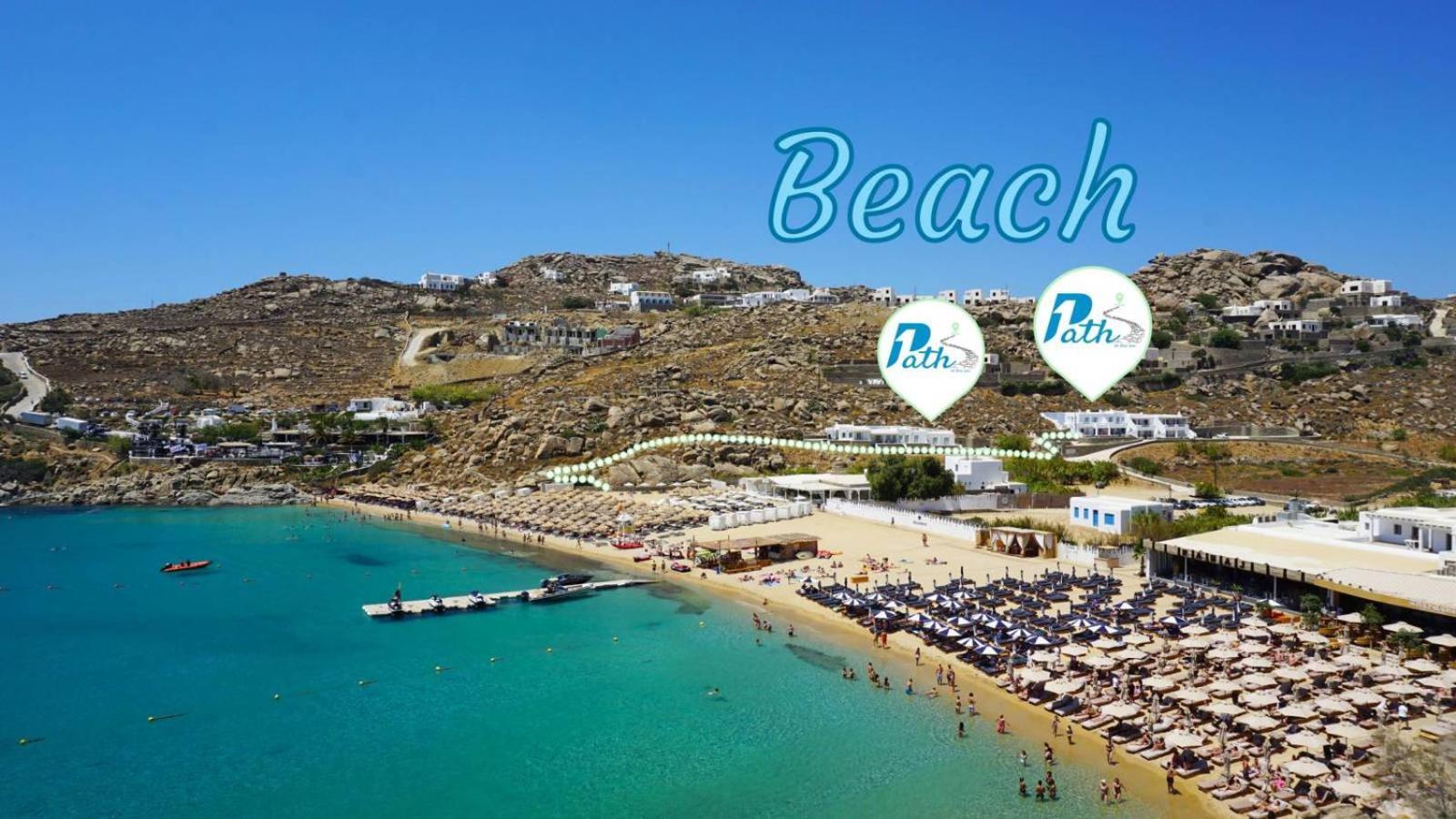 1Path Houses, Super Paradise Mykonos Mykonos Town Eksteriør billede
